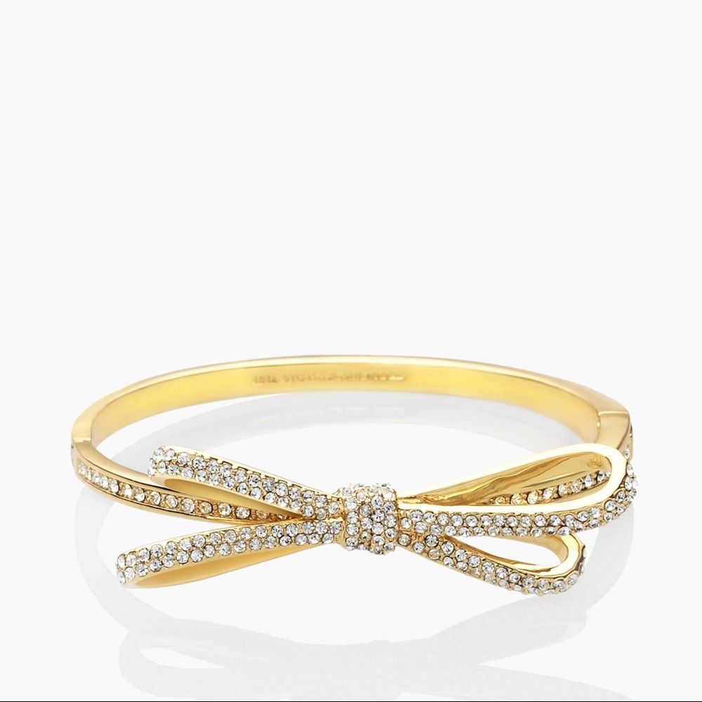 Kate Spade tied up pace bow hinge bangle